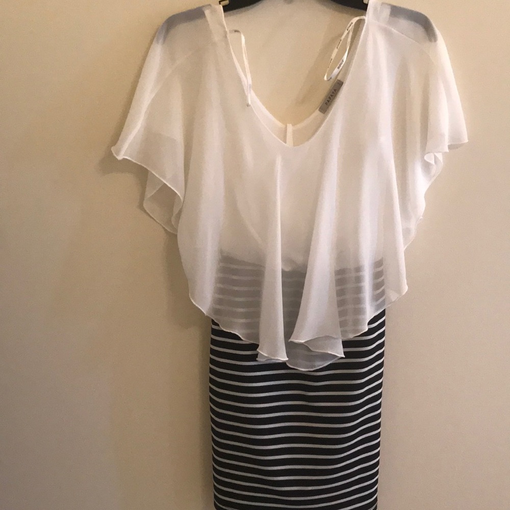 Papaya Pencil style dress 4% Spandex 96% polyester